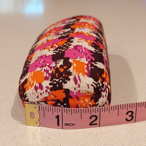 Vera Bradley "Houndstooth Tweed" Clamshell Glasses Case - Picture 8 of 13